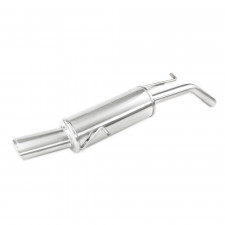 Inoxcar Stainless Rear Exhaust Peugeot 207 1.6 VTi After 2006 1x120/80mm