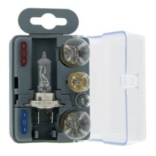 H7 12V Emergency Kit: 6 Bulbs + 3 Fuses