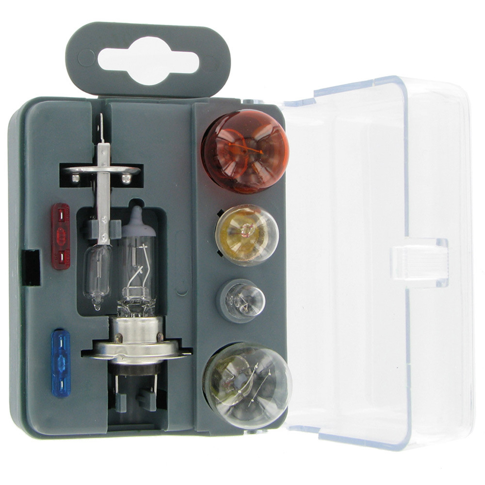 Notfallset H1/H7 12V 7 Lampen + 6 Sicherungen - EL-AA0028 - 3700660400574