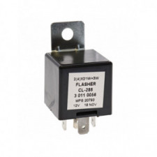 Zentrale Blinkleuchte 12V 4P SAE/BNA + Halterung