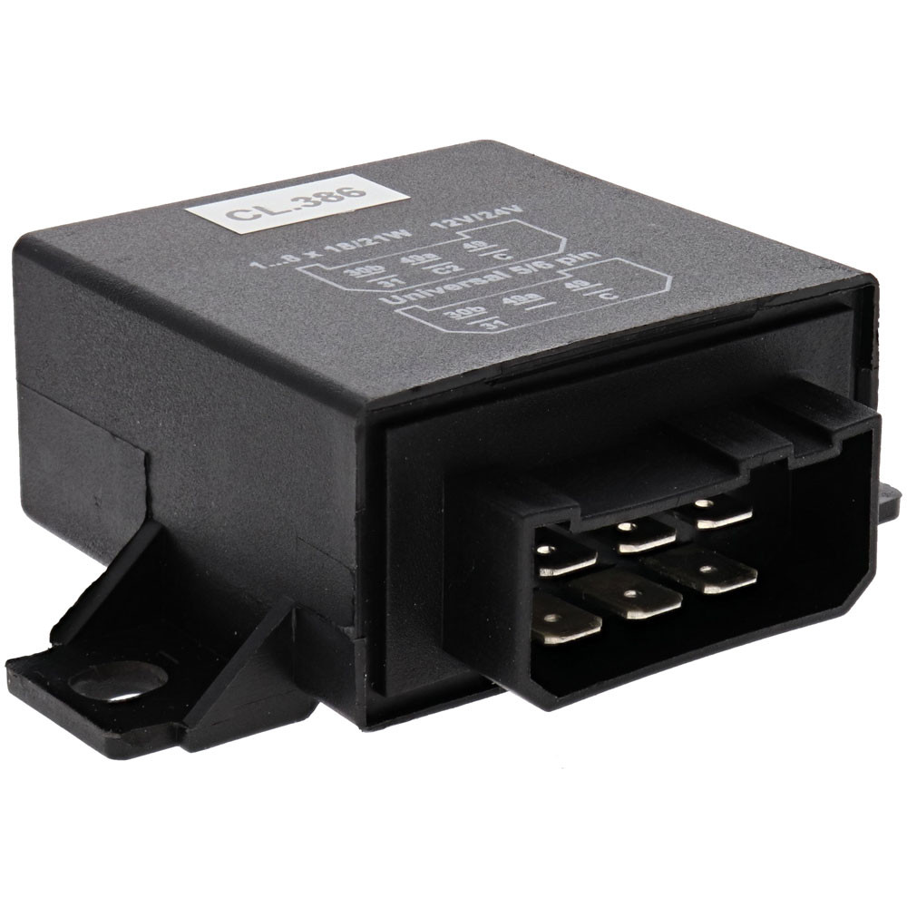Indicatore centrale 12/24V 6P DIN + supporto - EL-CL386 - 3700660420145