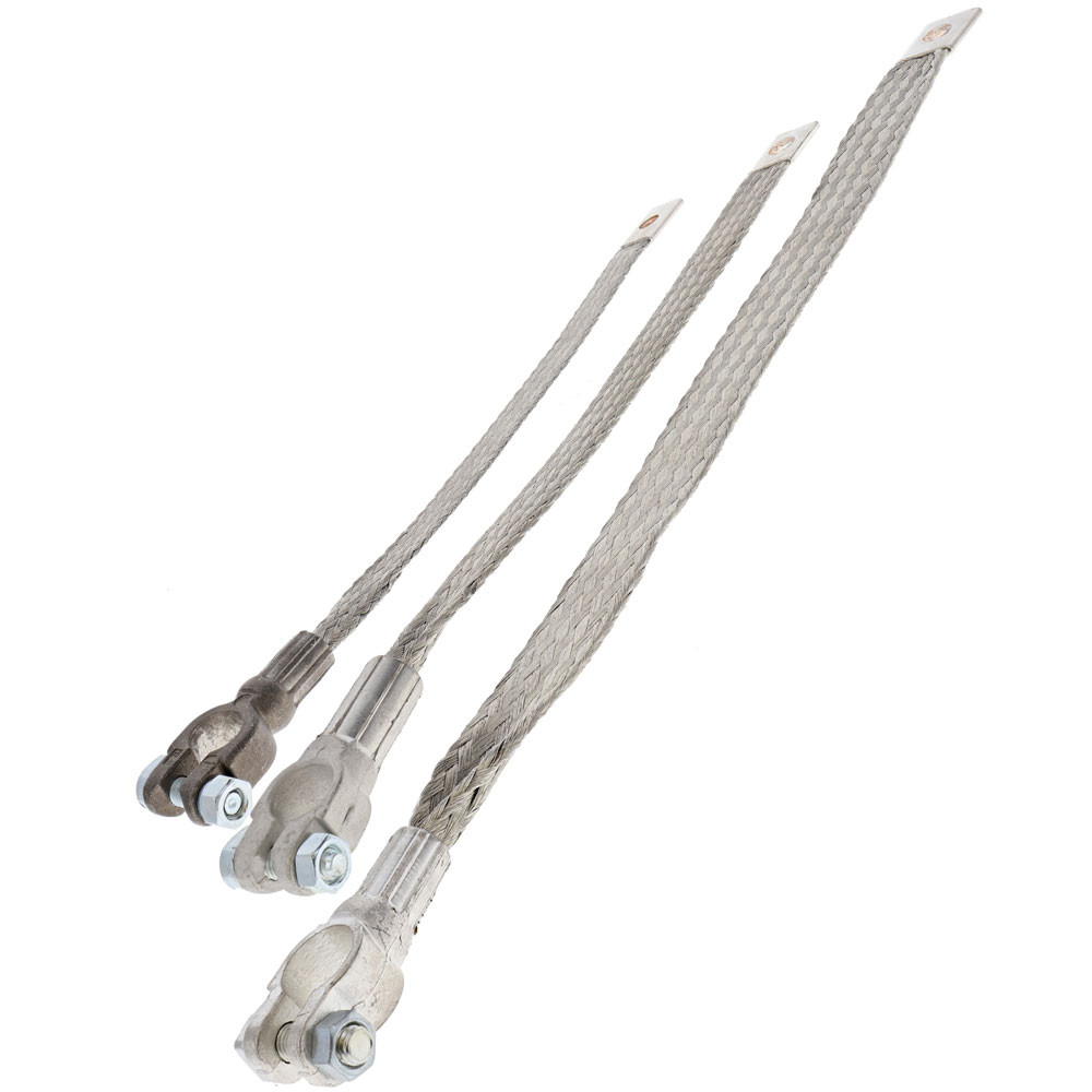 Tresse de Masse + Cosse 16mm² - Longueur 400mm - EL-CM40016 - 3700660421388