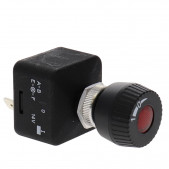 Interruttore rotante 0-I Rosso