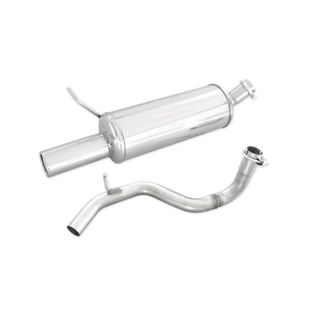 Auspuff Inoxcar Endschalldämpfer hinten 1X80 VOLKSWAGEN GOLF 4 1.9 TDI 130PS 2001-2004 diam 55 - IC-WGO2980 - WGO.29.80 - 3661768398982