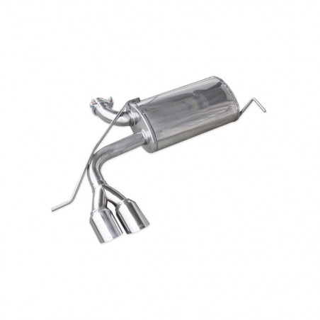 Inoxcar Stainless Rear Exhaust Audi S3 8L 1999-2003 2x80mm Racing