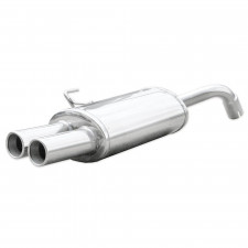 Auspuff Terminal Inox Inoxcar Renault Clio RS Phase 2 Nach 2002 2x80mm