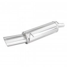 Terminal Echappement Inox Inoxcar Ford Fiesta 5 1.4 16v Après 2002 120x80mm