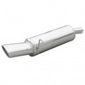 Terminal Echappement Inox Inoxcar Ford Fiesta 1.4 TDCi Après 2002 1x120mm