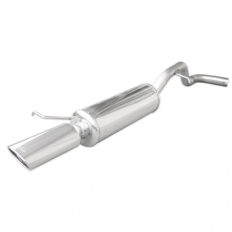 Inoxcar Stainless Steel Sport Rear Exhaust / Muffler Seat Leon 1.4 16V 75ch After 2000 120x80