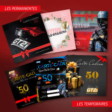 Customizable gift card 50 euros