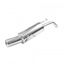 Inoxcar Stainless Rear Exhaust Peugeot 207 Coupé Cabriolet 1.6 16V 120 After 2007 1x102mm