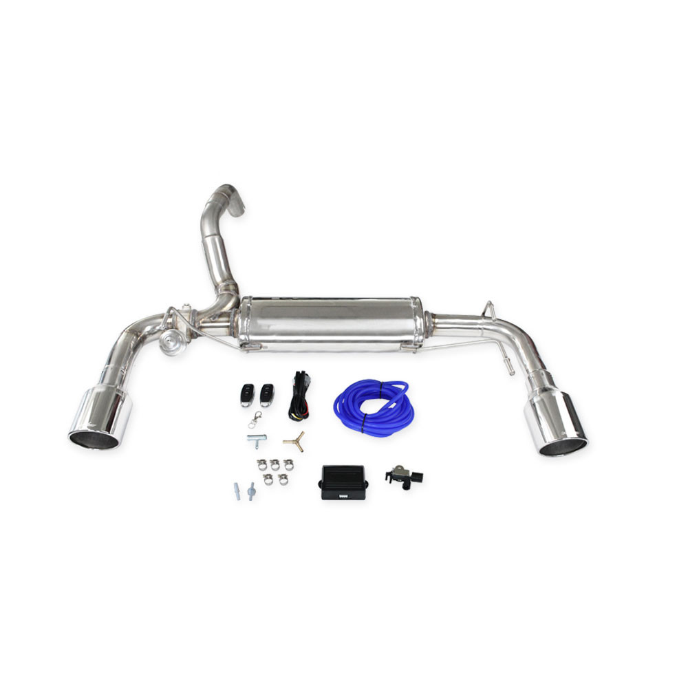 Inoxcar 100 X-Race rear muffler with valve Abarth 500 1,4T-Jet - IC-VALV-500-02 - VALV.500.02 - 3661768562550