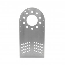 Aluminiumplatte für Radeinstellung mit Bohrungen 5x120, 5x115 und 5x108 Mittelbohrung 72,6mm pro 4