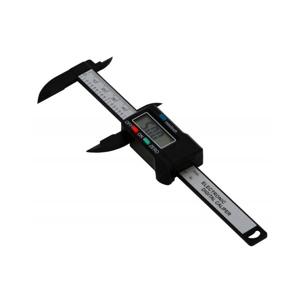 Digitaler Messschieber BG-Racing 100mm Carbon - BG-5153 - BG5153 - 5060252098410