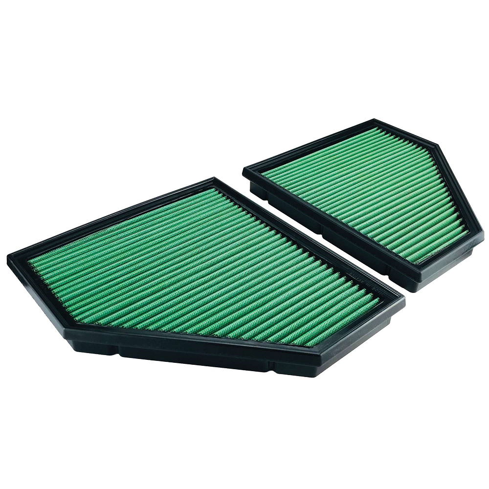 Original Green Ersatzluftfilter BMW M3/M4 G80/82 21- (x2 Filter) - GR-P965047-2 - P965047/2 - 3661768792988