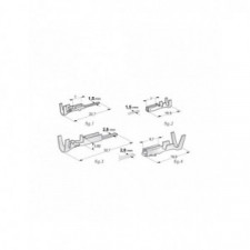 Cosses Mâles 05/1.5mm² x50 pièces