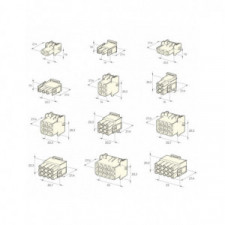 "Mate-N-Lok" connector - 15V F x10 parts
