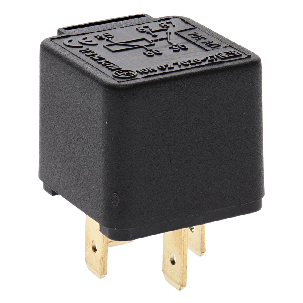 Relè 12V 30A - 4B. + Resistenza - EL-RL04112R - 3700660420312