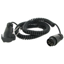 Spiral Extension Cable, Male/Female, 5x050x5M