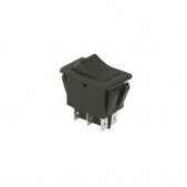 Black plastic toggle switch