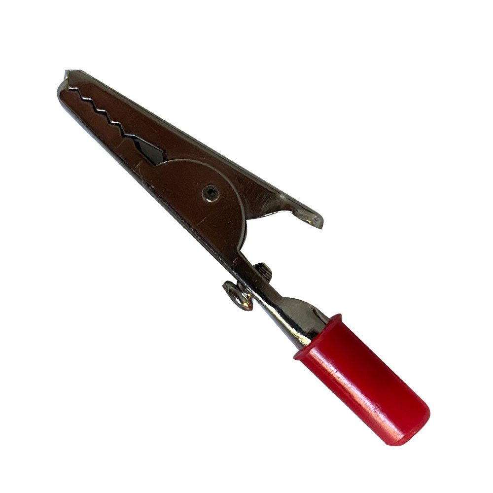Pince crocodile rouge - LU-WD031R - 3661768400036