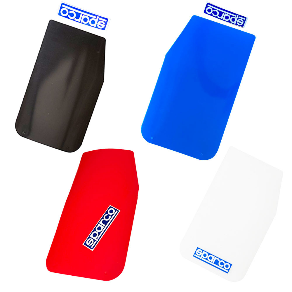 Sparco mud flaps 30x50cm Thickness 1.5mm - 03791.N - 03791NR
