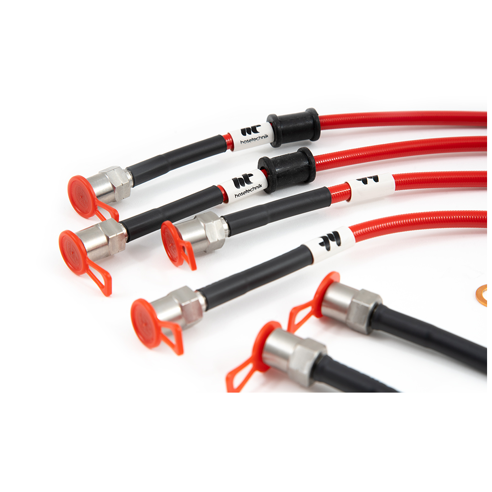 FORGE Kit 6 brake hoses for Renault Megane 4 RS 280 / 300hp - FO-HT-REN6308A.TRP - HT-REN-6-308A-CLEAR