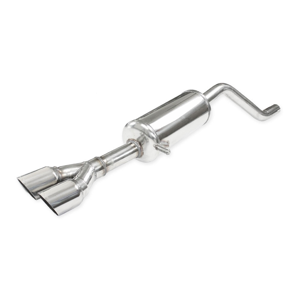 Endschalldämpfer Inoxcar 2x80 Racing Opel Corsa F 1,2i T nach 2020 - IC-OPCO25RA - OPCO.25.RA - 3661768560495