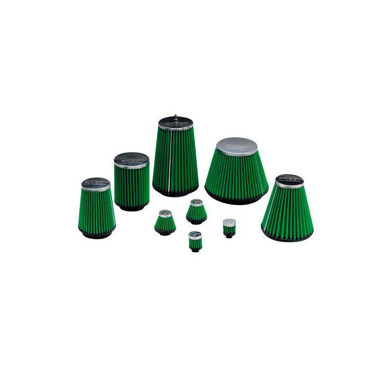 Filtre à air cylindrique GREEN FILTER Diamètre sortie 85mm, Cylindre D120mm hauteur 200 - GR-U-TO485.V - TO4.85