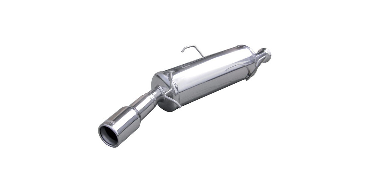 Inoxcar Stainless Steel Rear Exhaust / Muffler Peugeot 309 GTi 16s 158cv Outlet 1x80mm