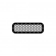 Griglia di protezione Revotec 211x72mm nero anodizzato