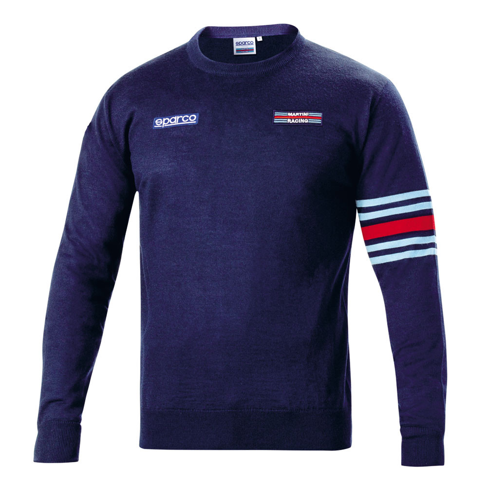 Pull Sparco Martini Racing laine col rond - 01338MR.BM.L - 01338MRBM3L - 8033280426941