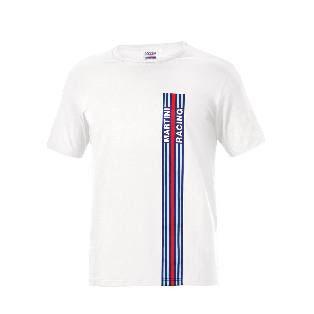 Sparco Martini Racing T-Shirt mit Streifen - 01339MR.BL.XXL - 01339MRBI5XXL - 8033280427115