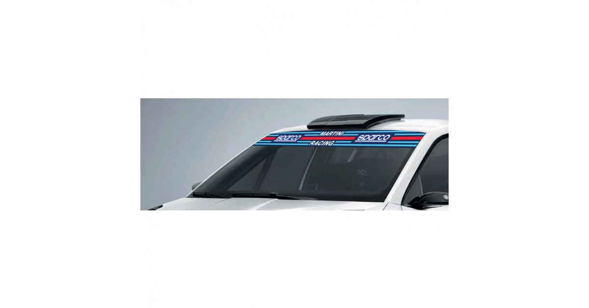 Sparco Sonnenblende Windschutzscheibe Martini Racing