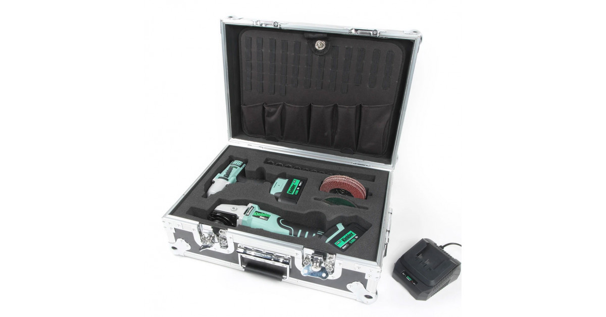 Combo-Kit 1 Pro-S Kielder® Schlagschrauber + Schleifer + Batterien