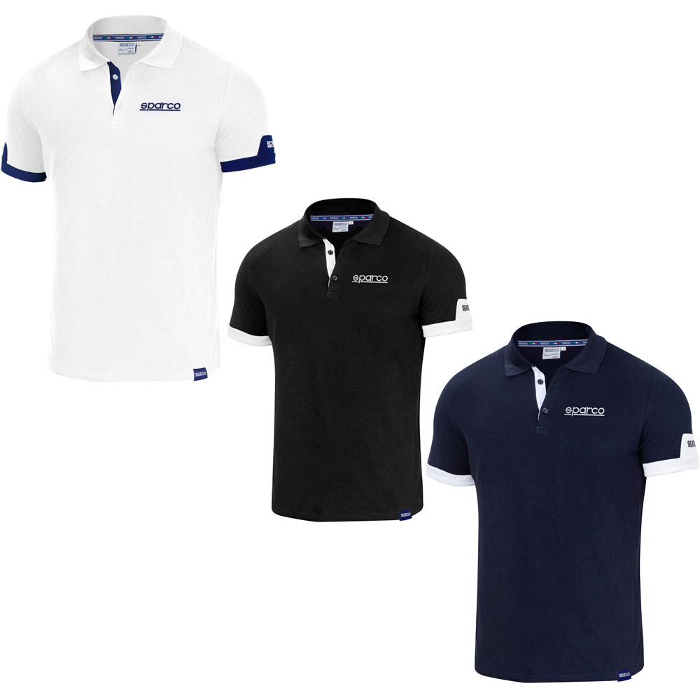 Polo homme Sparco Corporate - 01322.BL.M - 01322BI2M - 8033280428082