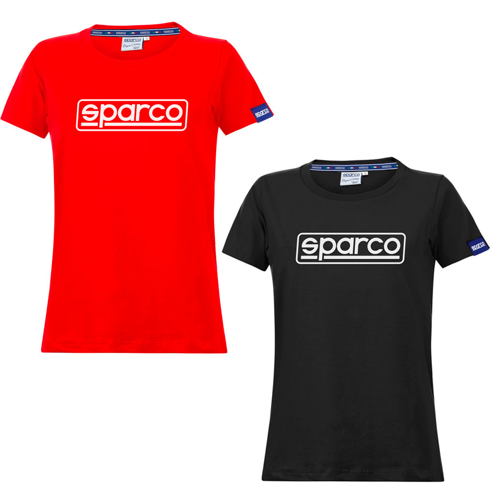 T-shirt Sparco Frame donna - 01325.N.L - 01325NR3L - 8033280428365