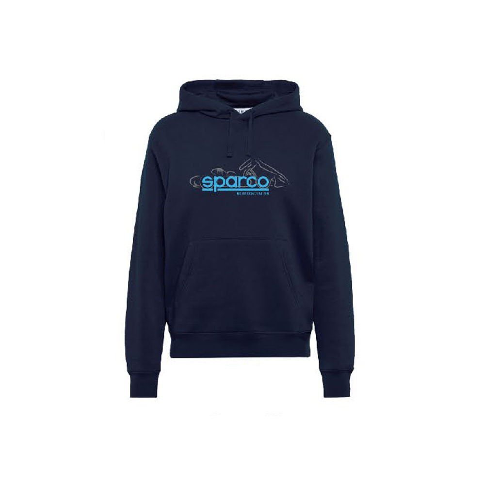 Sparco Kinder Kapuzen-Sweatshirt - 017024.BM.3-4 - 017024BM0304