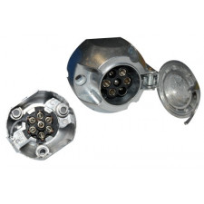 Steckdose 7-polig 12v (12N) Aluminium Anhänger 