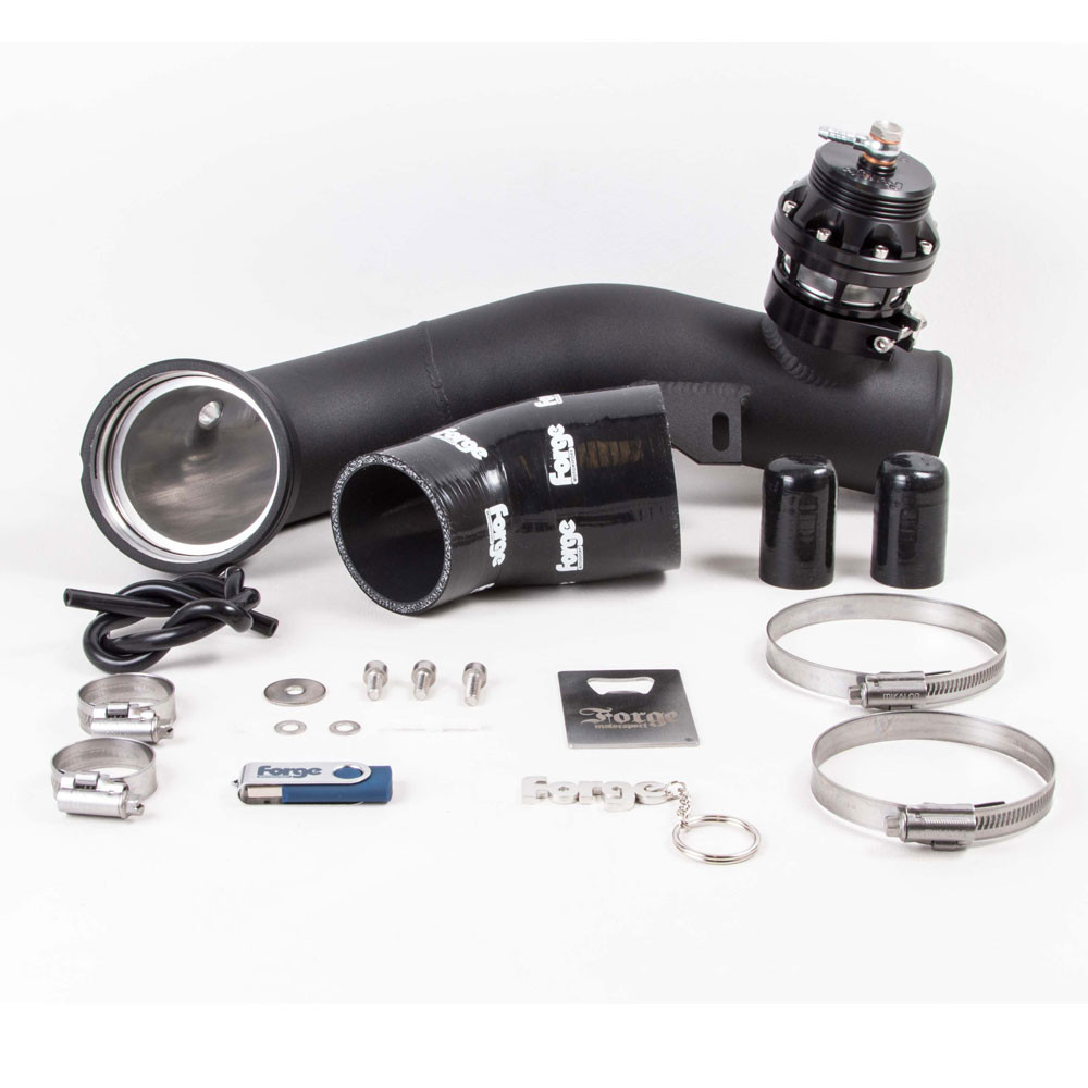 Forge hard pipe with single valve kit BMW 335i - FO-FMBM335DV1 - FMBM335DV1-BLA-YE+15 - 3661768584552