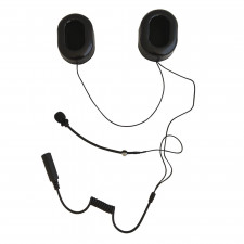 GT2i microphone / speakers kit for open face helmet with earmuffs