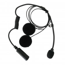 GT2i microphone / speaker kit for open face helmet without earmuffs