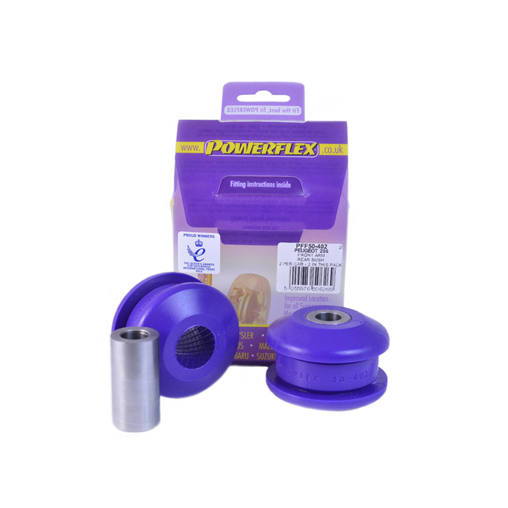 Silent-Bloc Powerflex Sospensione Quadrilatero Anteriore Posteriore Peugeot 206 (2 Pezzi) - PF-F50402-2 - PFF50-402 - 5055676506269