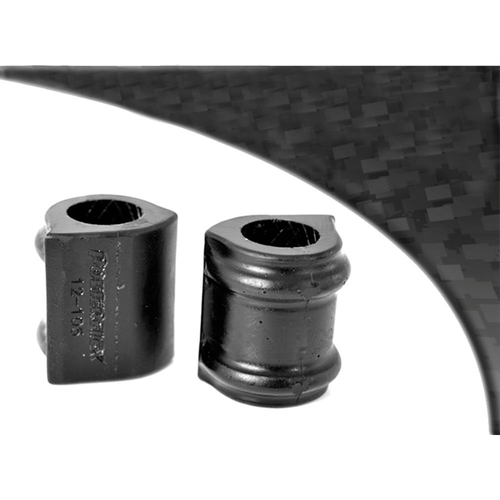 Silent-Bloc Powerflex Black Anti-Roll Bar Front Interior Citroën Saxo (2 Stück) - PF-F12105-2N - PFF12-105BLK - 5055676502490