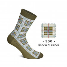 Chaussettes Auto HEEL TREAD 930 Brown-Beige