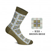 Chaussettes Auto HEEL TREAD 930 Brown-Beige