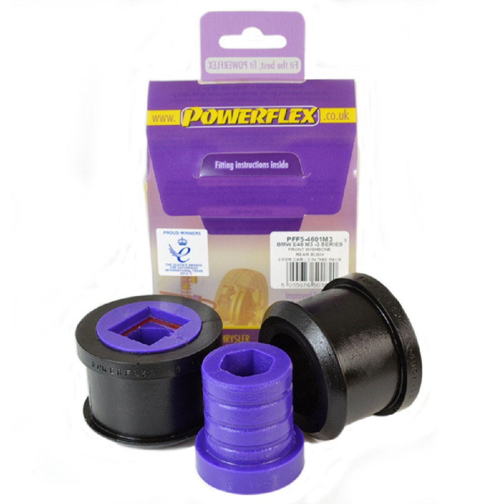 Silent-Bloc Powerflex Dreieck Vorne BMW E46 M3 Durchmesser 60mm (2 Stück) - PF-F54601M3-2 - PFF5-4601M3 - 5055676501820