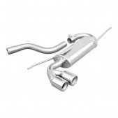 Inoxcar Stainless Steel Rear Exhaust / Muffler Volkswagen Golf 6 1.4 TSi Outlet 2x80mm