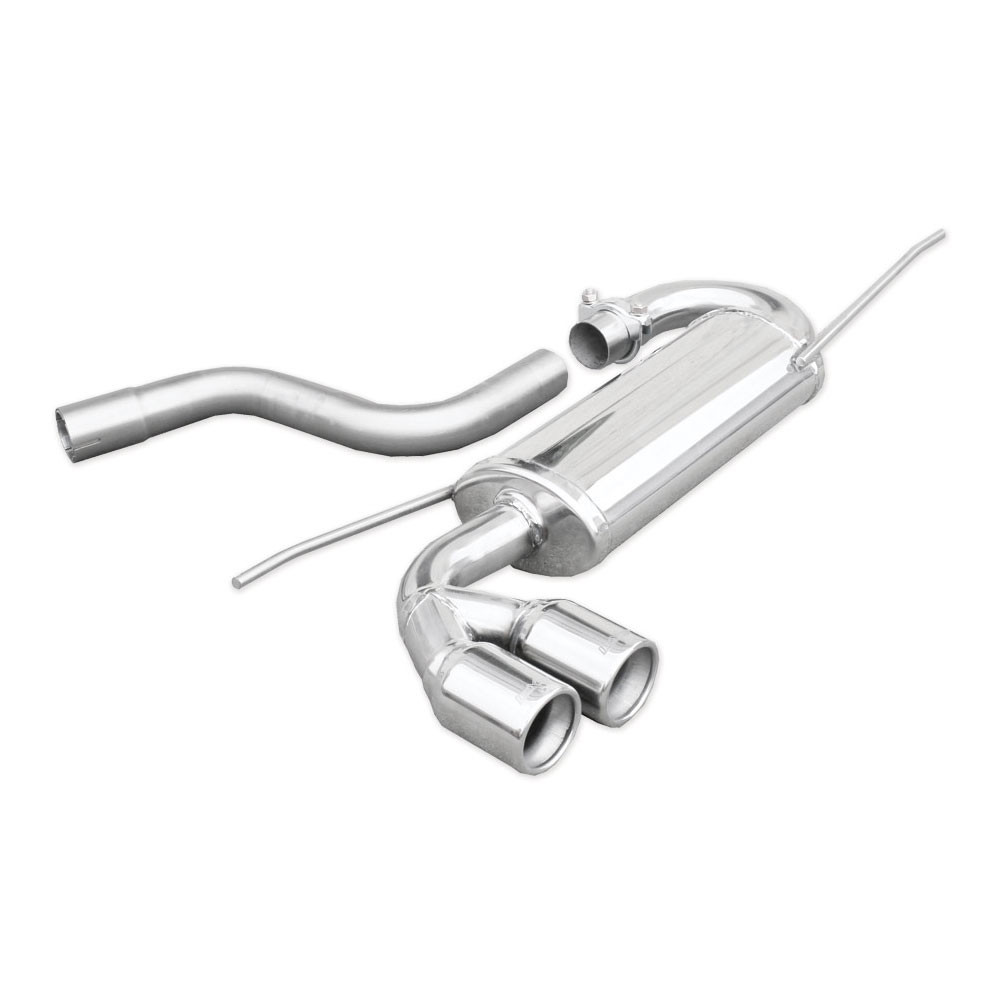 Terminaux / Silencieux Inoxcar Inox Volkswagen Golf 6 1.4 TSi Sortie 2x80mm - IC-WGO4280 - WGO.42.80 - 3661768342701