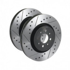 Bremsscheiben Tarox Hinten Pleins Finish SJ gelocht und gerillt Mitsubishi Lancer VIII Sportback 2.0 Ral 4WD 241cv 08-17